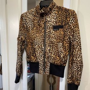 Members Only leopard print jacket